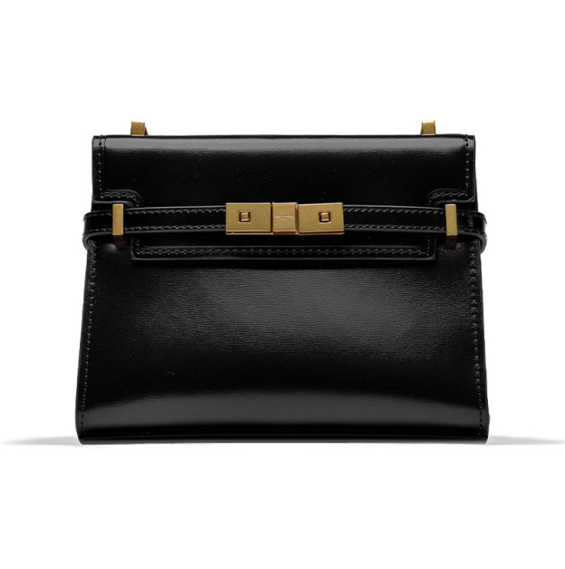 Сумка Manhattan Mini Leather Shoulder Bag Black 443050PQC4R8501