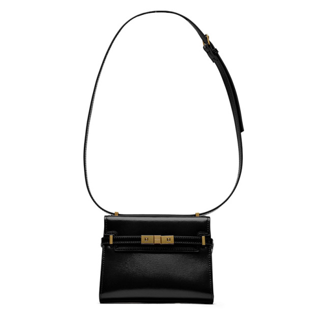 Сумка Manhattan Mini Leather Shoulder Bag Black 443050PQC4R8501