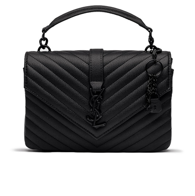 Сумка College Medium in Quilted Leather Black 443380EES3A7007