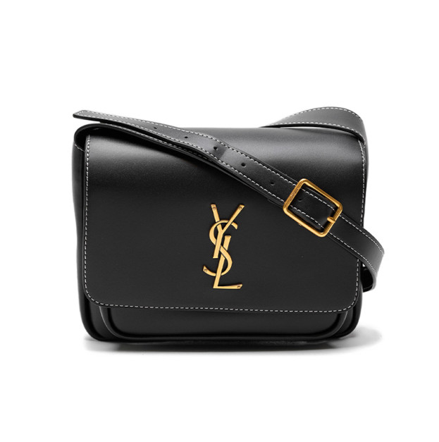 Bag Yves Saint Laurent Niki Besace in Leather Black Gold 443050ZSS2U7750