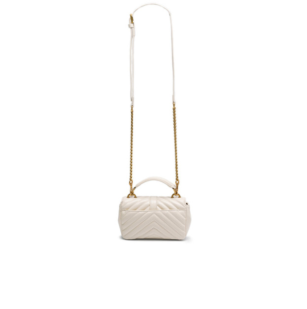 Сумка College Mini Quilted Crossbody Bag Cream 443050ZOP1R6050