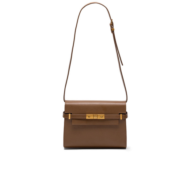 Сумка Manhattan Medium Leather Shoulder Bag Brown 443050PQC4R9790