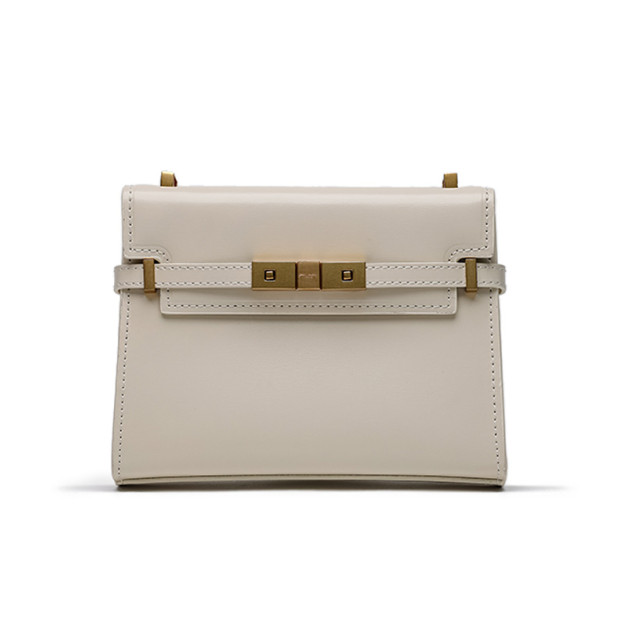 Сумка Manhattan Mini Leather Shoulder Bag Cream 443050PQC4R9795