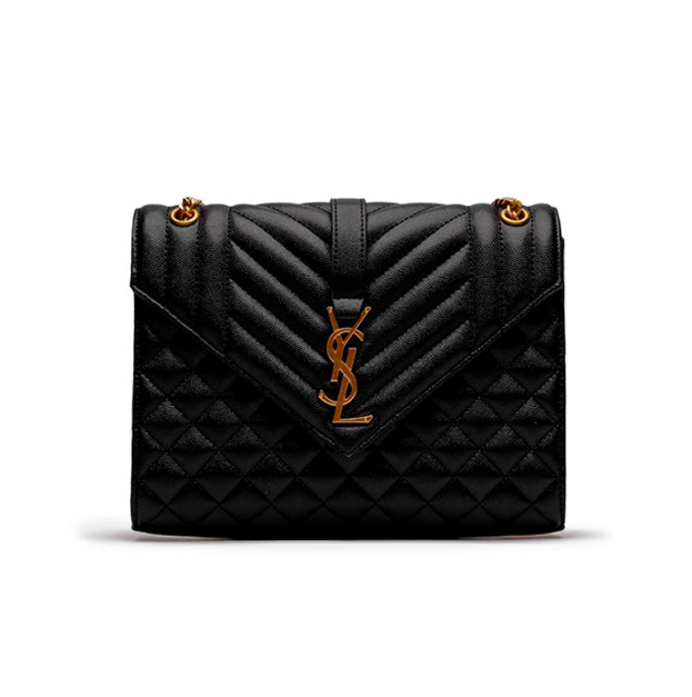 Сумка Yves Saint Laurent Envelope Medium In Quilted Grain De Poudre Emboss 443050ZSS2U0028