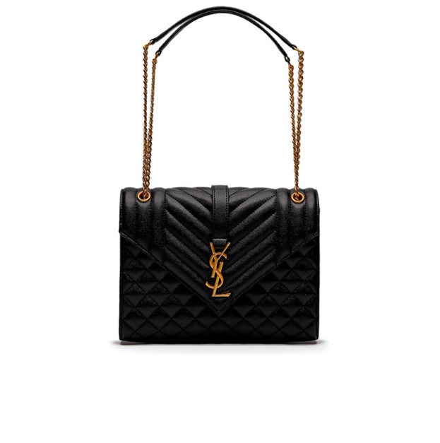 Сумка Yves Saint Laurent Envelope Medium In Quilted Grain De Poudre Emboss 443050ZSS2U0028