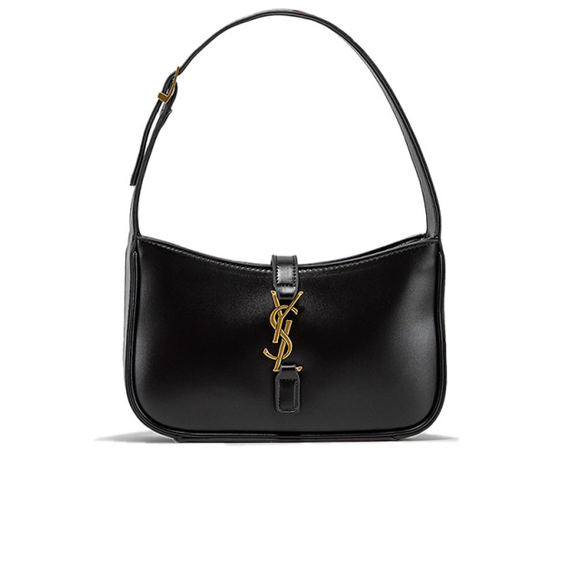 Сумка Yves Saint Laurent Hobo Le 5 A 7 Leather Shoulder Bag in Black 6572282R10W2000