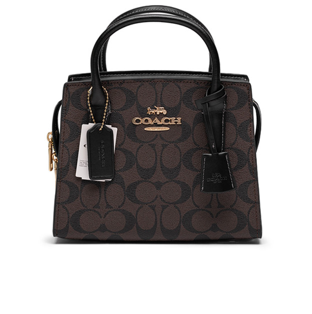 Сумка Andrea Carryall In Signature Canvas Brown Black CE120