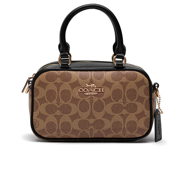 Сумка Satchel Crossbody In Signature Beige CF110