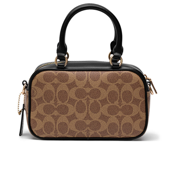 Сумка Satchel Crossbody In Signature Beige CF110