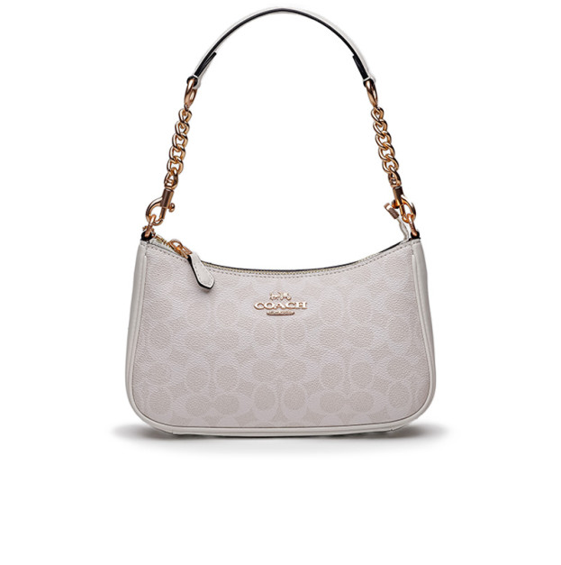 Сумка Teri White Shoulder Bag In Signature Canvas CP775