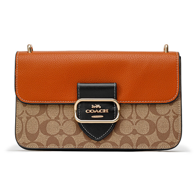 Сумка Morgan Shoulder Bag In Colorblock Signature Canvas CF250