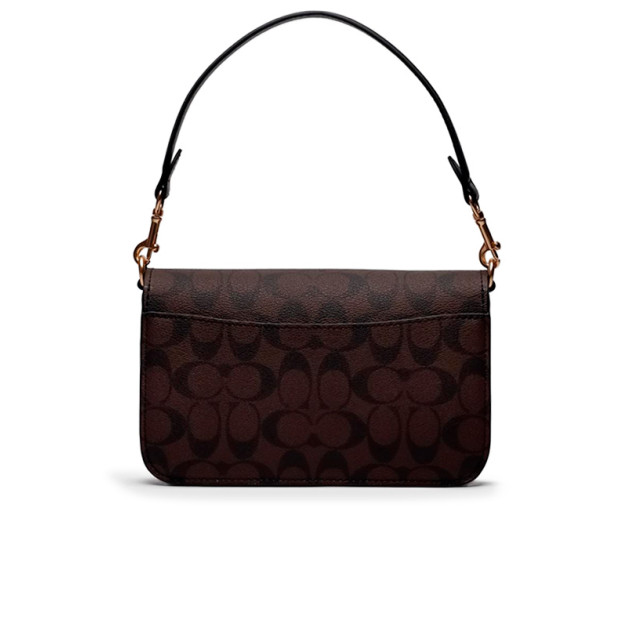 Сумка Brynn Flap Crossbody In Signature Canvas Brown CX440