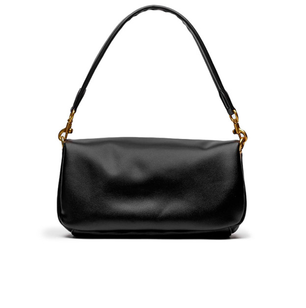 Сумка Pillow Tabby 26 Leather Shoulder Bag Black CA570