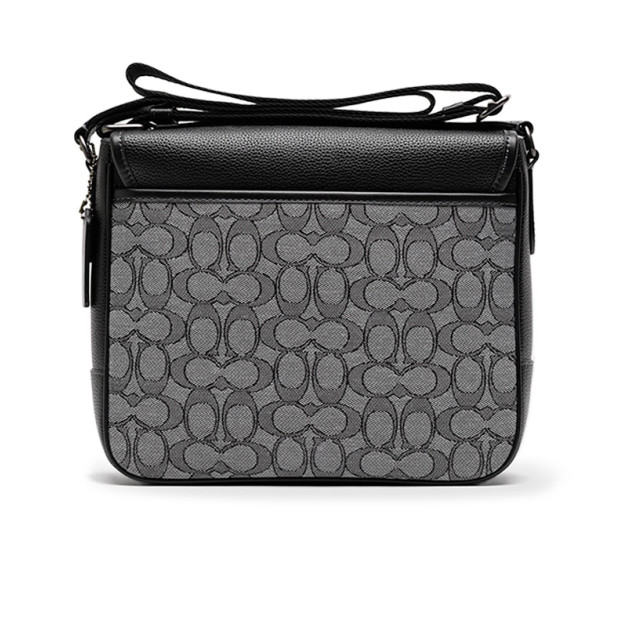 Сумка Sprint Map 25 Black Leather Grey Canvas CS137