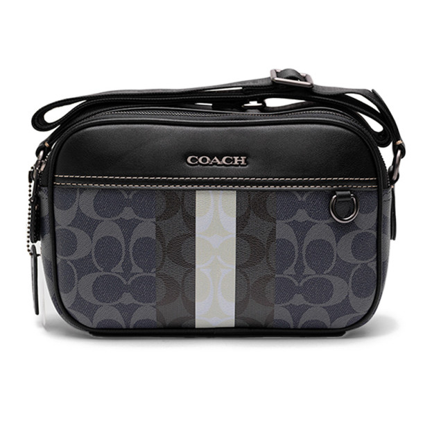 Сумка Graham Crossbody With Monogram Print With Varsity Stripe CS108