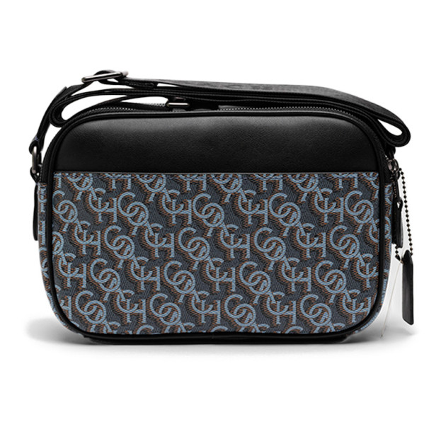 Сумка Graham Crossbody With Monogram Print Blue CS224