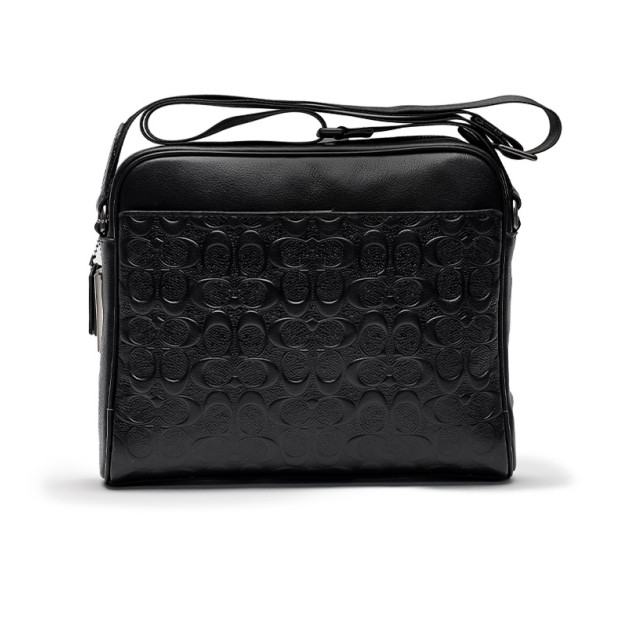 Сумка Charles Camera Crossbody Messenger Bag Textured Black CS482