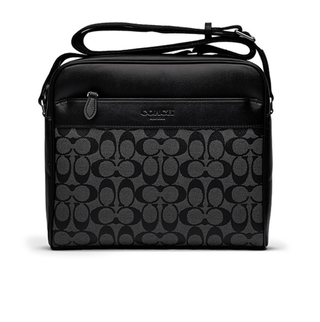 Сумка Charles Camera Crossbody Messenger Bag Signature Black CS476