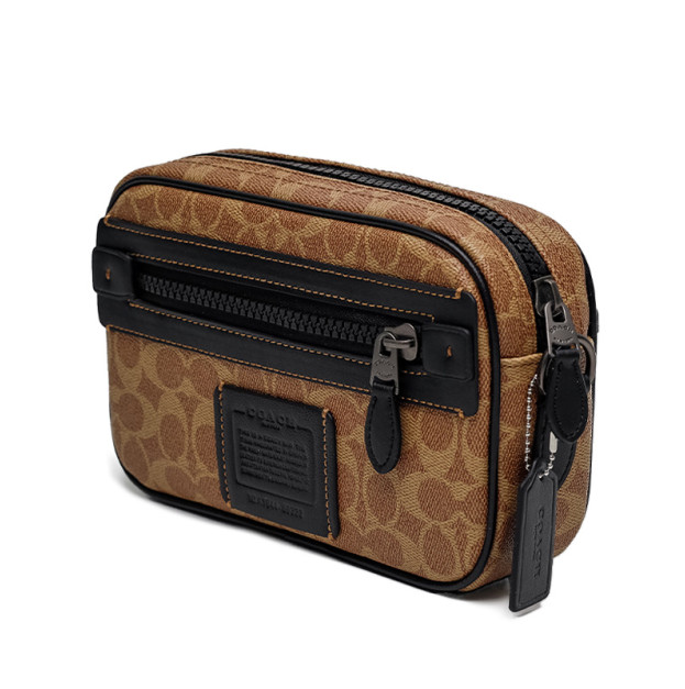 Месседжер Academy Crossbody Signature Canvas Beige CS894