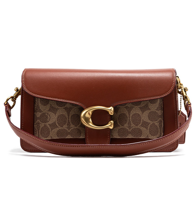 Сумка Tabby Shoulder Bag 26 With Signature Red Beige CH859