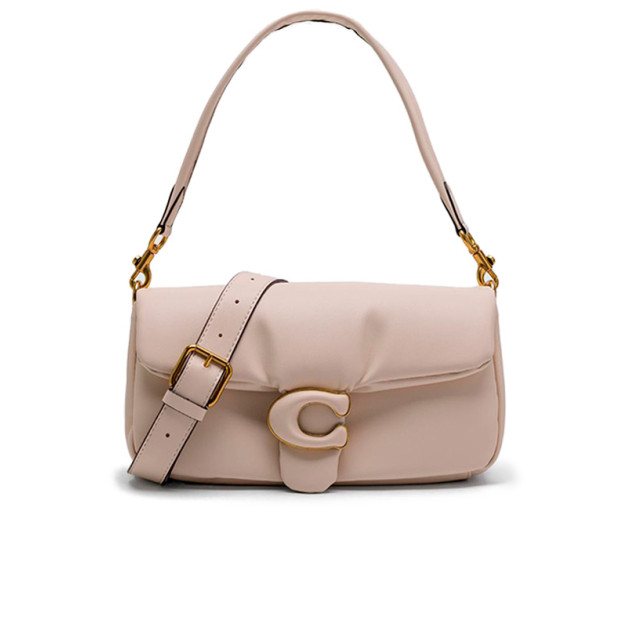 Сумка Pillow Tabby 26 Leather Shoulder Bag Cream CA580