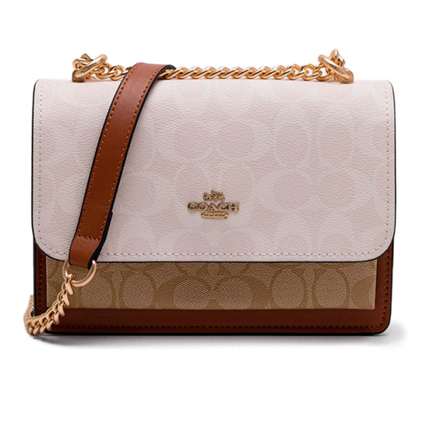 Сумка Coach Mini Klare Crossbody в Signature Canvas White Cream CX540