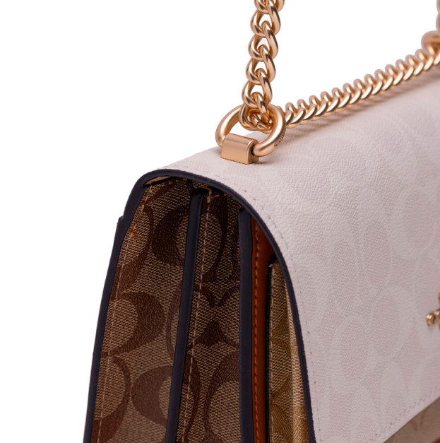Сумка Coach Mini Klare Crossbody в Signature Canvas White Cream CX540