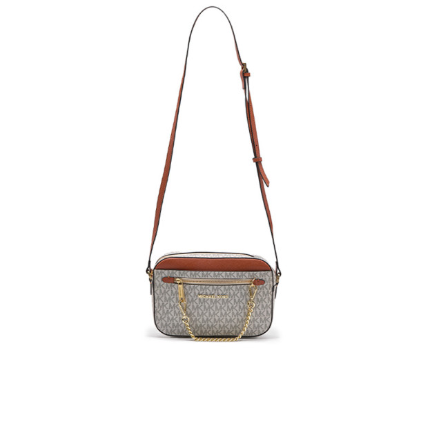 Сумка Jet Set Large Logo Crossbody Bag Ivory 24H3E55S4R-450