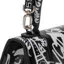 Сумка Hourglass Small Handbag Graffiti in Black 5936620FFLU1350