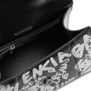 Сумка Hourglass Small Handbag Graffiti in Black 5936620FFLU1350