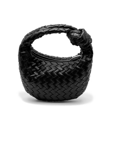 Veneta Nappa Intrecciato Mini Jodie Bag Black 651876VCPP58803