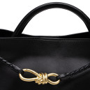 Сумка Veneta Andiamo Medium Leather Tote Bag in Black 810214V4O92
