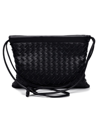 Сумка Bottega Veneta Vintage Leather Intrecciato Crossbody Bag Black 796728V3IV1