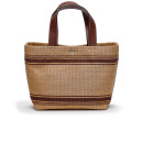 Сумка Mini Cabas In Textile With Raffia Effect And Calfskin 10N500RWP40DC