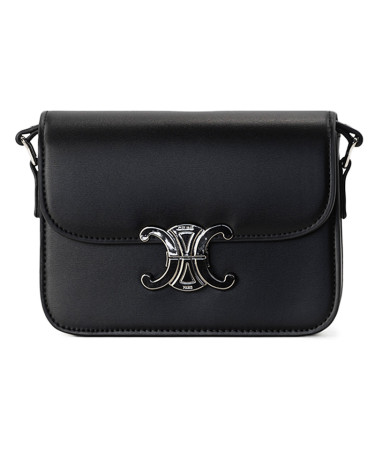 Сумка Celine Chain Shoulder Bag Claude In Shiny Calfskin Black 10N220DWS16BL