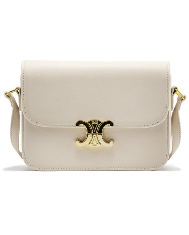 Сумка Celine Chain Shoulder Bag Claude In Shiny Calfskin Cream 115203BF610NO