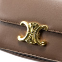 Сумка Chain Shoulder Bag Claude In Shiny Calfskin Brown 115203BF620NO