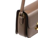 Сумка Chain Shoulder Bag Claude In Shiny Calfskin Brown 115203BF620NO