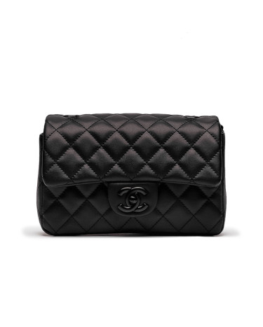 Сумка Chanel Classic 1.55 Small Single Flap in Black F42634 B76887 BC997