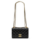 Сумка Calfskin Quilted Perfect Fit Wallet On Chain Black Gold F82554 D59385 СВ656