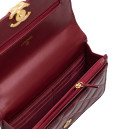 Сумка Calfskin Quilted Perfect Fit Wallet On Chain Burgundy Gold F82554 D59390 CB850