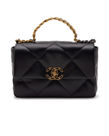 Сумка 19 Flap Bag Black Lambskin B77890 D58520 PO610