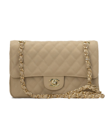 Сумка Chanel 2.55 Leather Bag Beige Gold F82554 T80400 AQ400