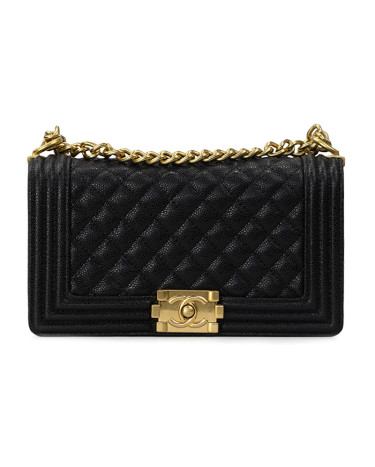 Сумка Chanel Boy Chanel Small Chain Shoulder Bag Black F82554 JC1759 AQ205