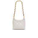 Сумка Small Hobo Bag Shiny Lambskin Gold-Tone Metal Cream F82554 F84856 VX860