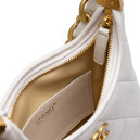 Сумка Small Hobo Bag Shiny Lambskin Gold-Tone Metal Cream F82554 F84856 VX860