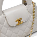 Сумка Kelly Bag Shiny Aged Calfskin Cream Gold Hardware F82554 X77896 DB792