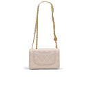 Calfskin Quilted Perfect Fit Wallet On Chain Beige Gold F36901 D68049 ZL006