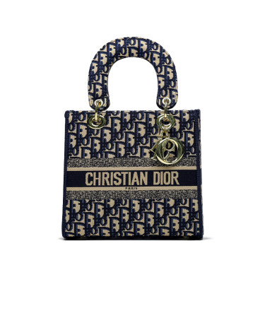 Сумка Dior Medium Lady D-Lite Bag Blue M0565ORHZ-C801
