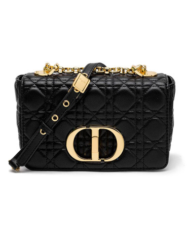 Сумка Christian Dior Small Dior Caro Bag Black Supple Cannage Calfski M9327ODFG-L250